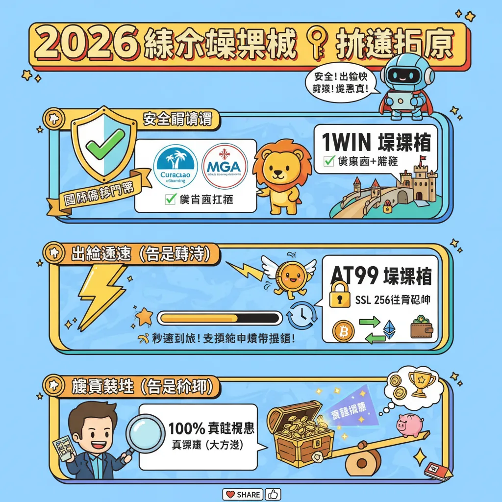 2026年娛樂城推薦終極指南：三大核心指標與實測品牌對比