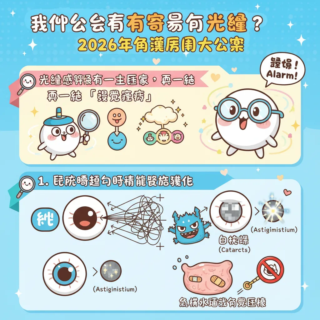 為什麼會看東西有光暈？2026年常見原因大公開