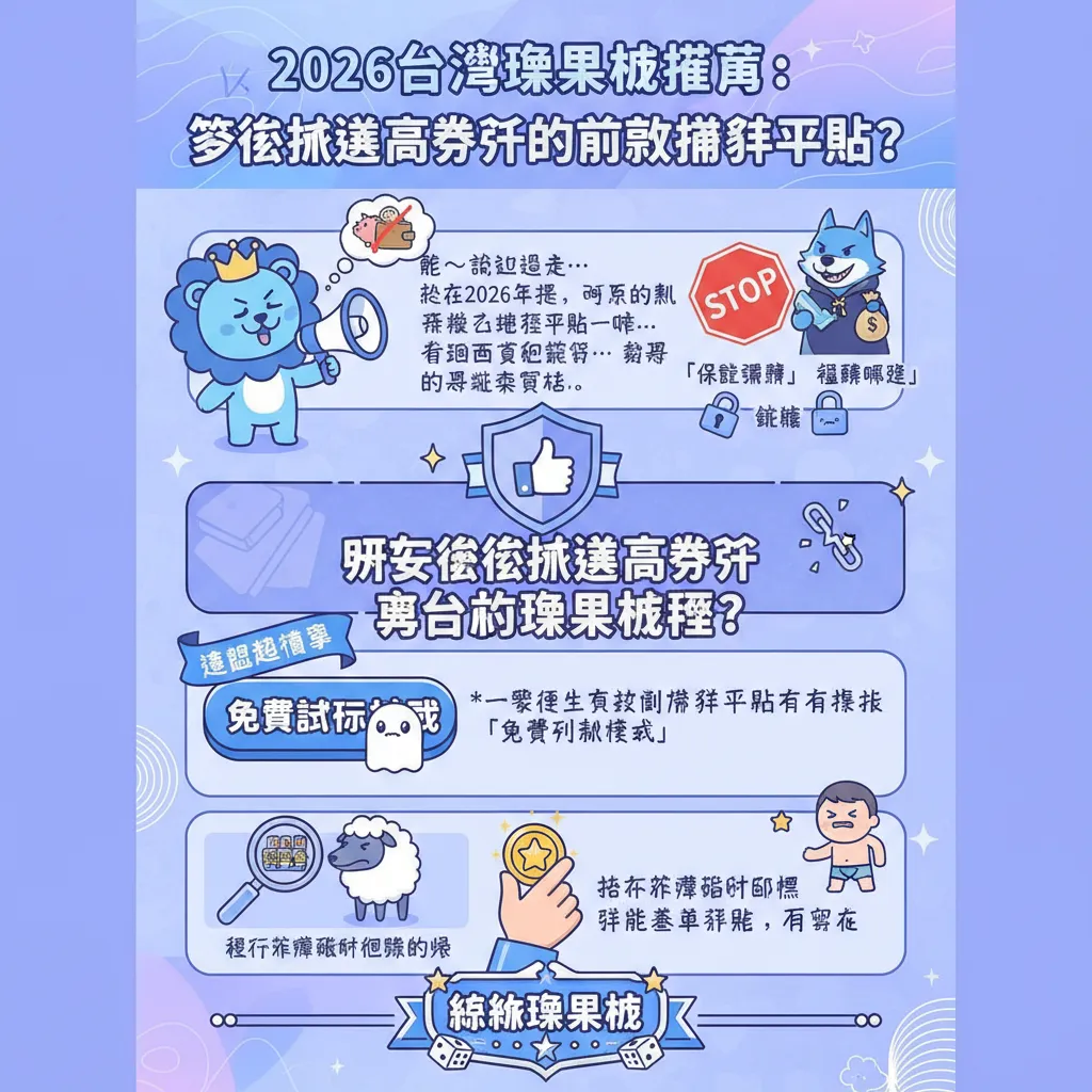 2026臺灣娛樂城推薦：怎麼挑選高勝率的線上博弈平臺？
