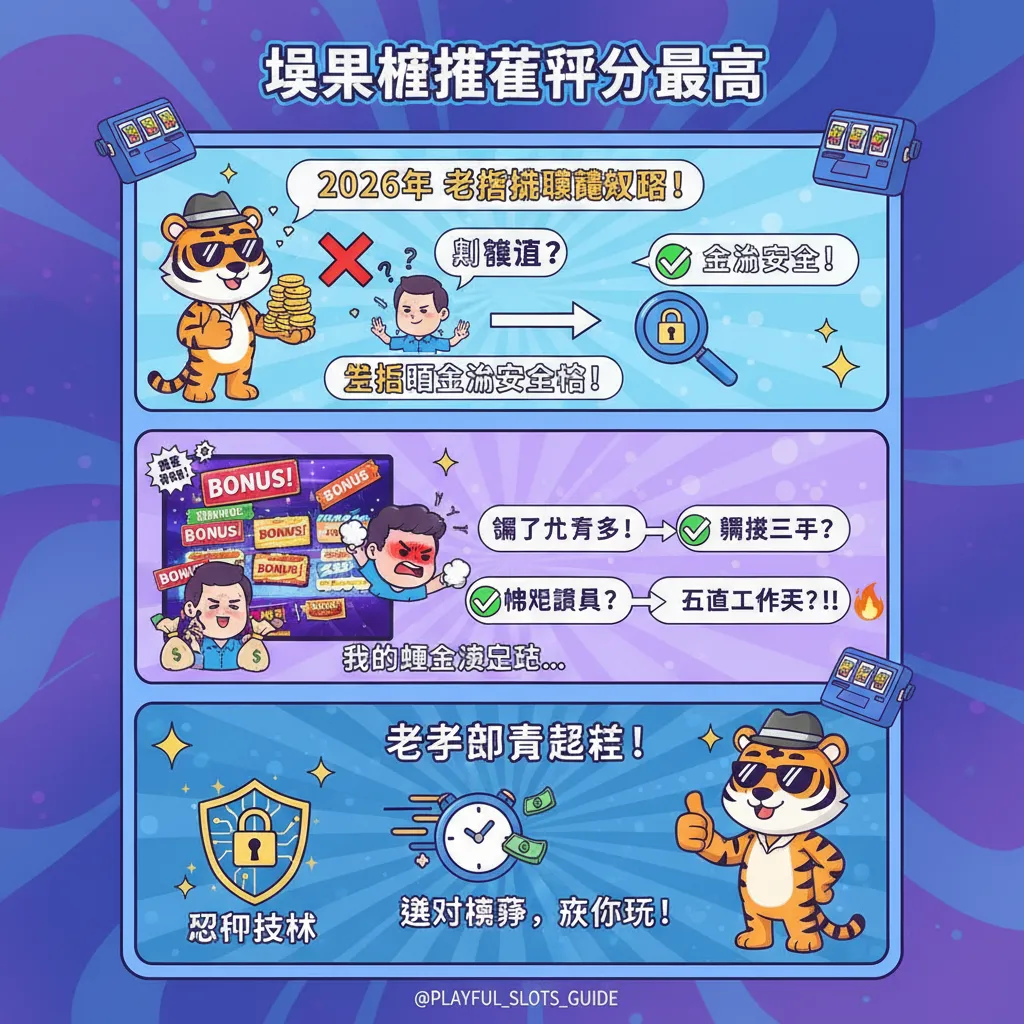 想玩老虎機賺錢？這幾家線上娛樂城推薦評分最高且金流安全